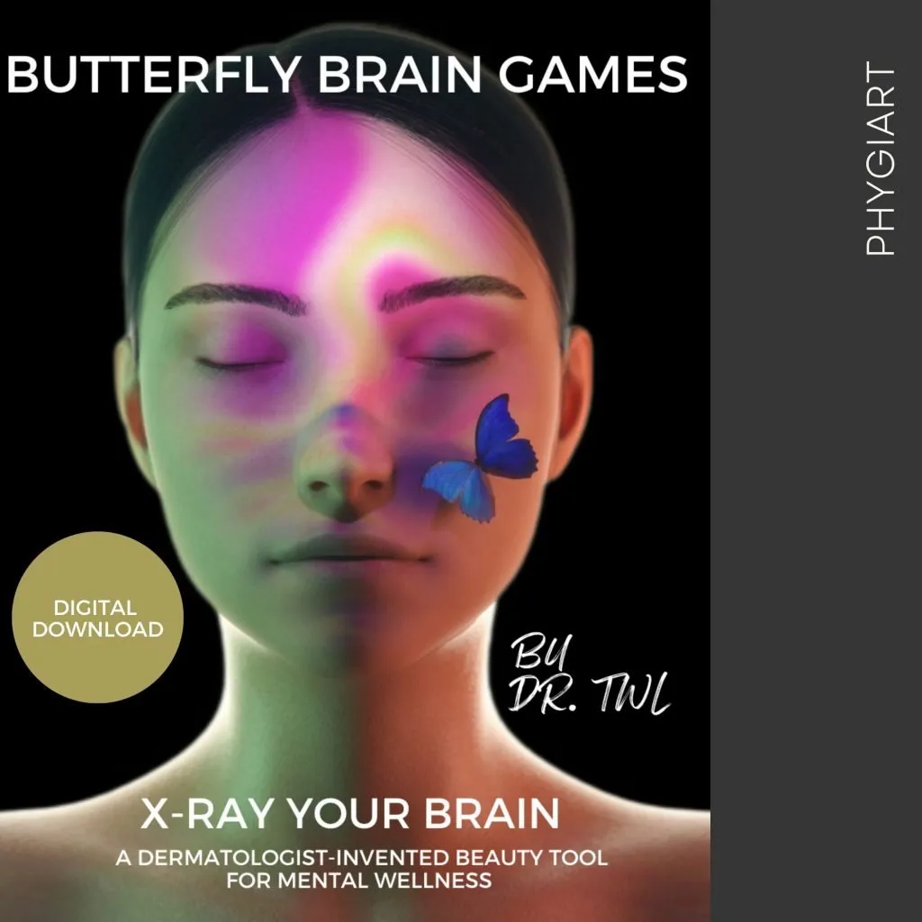 Butterfly Brain Games Coloring Book