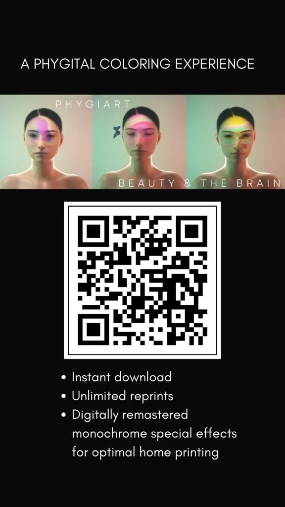 Phygital Coloring Experience with Printable Digital Coloring Book