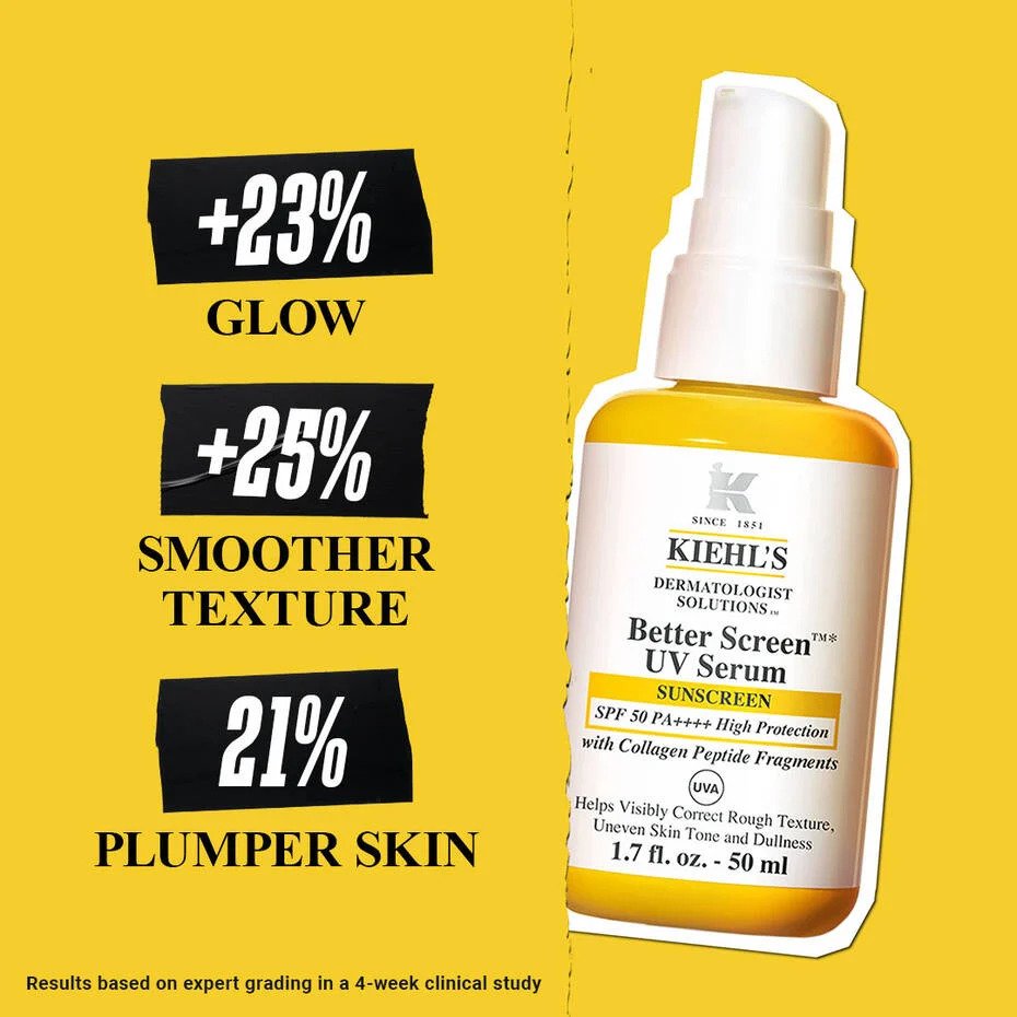 More Glow, Smoother Texture, Plumper Skin with Better Screen UV Serum